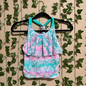 Cat & jack girls crochet tankini top